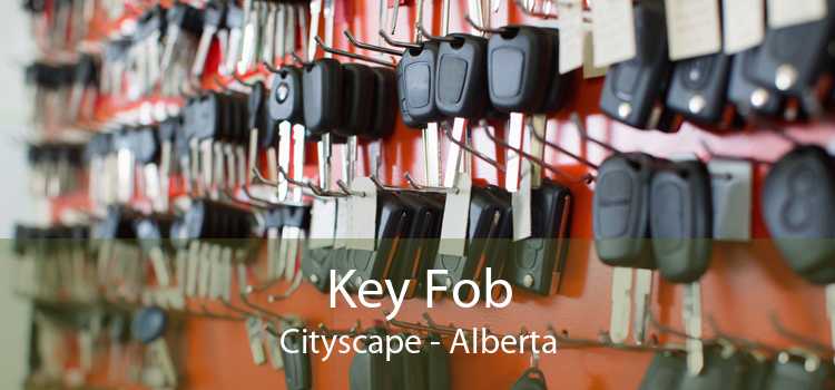 Key Fob Cityscape - Alberta